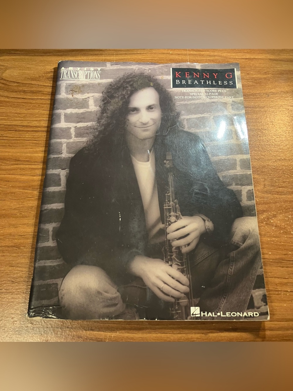 Kenny G "Breathless" Saxophone Transcriptions Book Hal Leonard